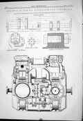 Old *6024 1881 Engines S.S. Ship Virginian Valencian George Allibon P