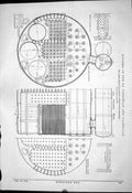 Antique Old Print Diagrams Boilers S.S. Ship Virginian Valencian Palmer 1881