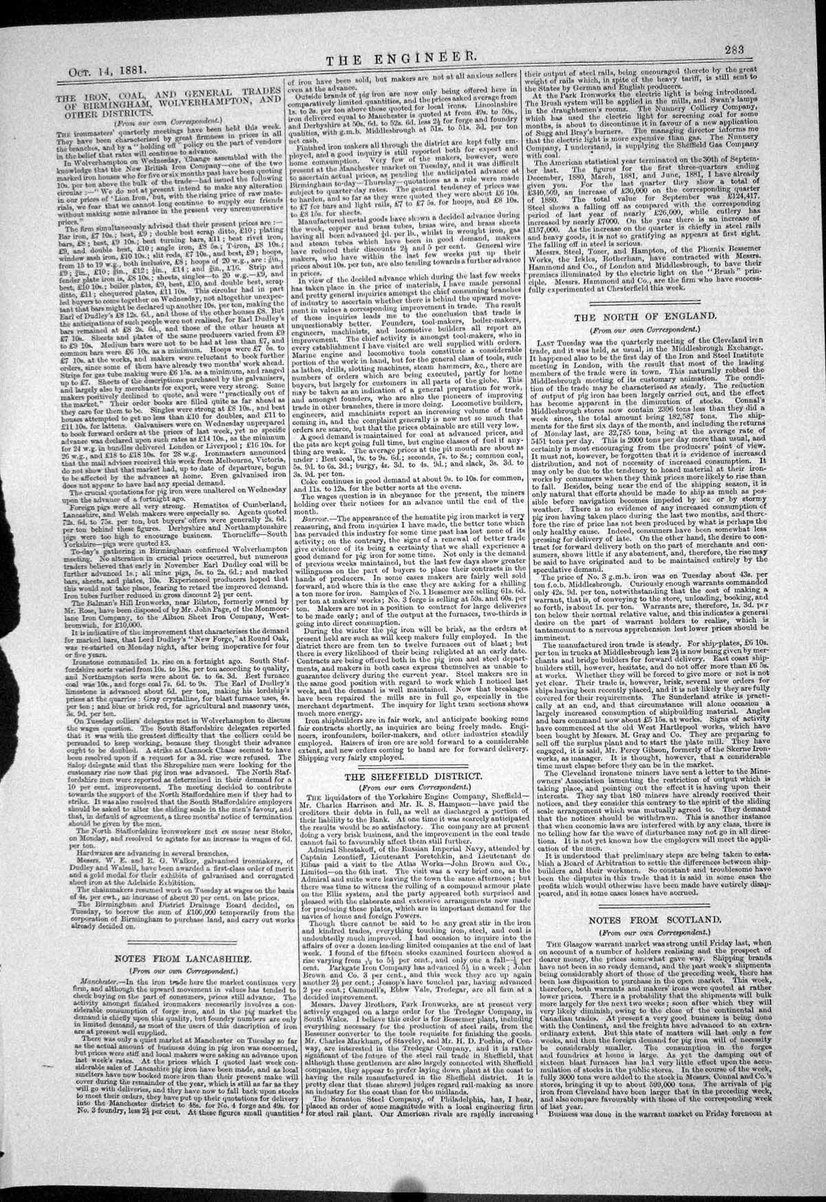 Old Engineering 1881 Engines Morgan Clark Mclachlan Johnson Hunter We Victorian