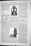 Antique Old Print 1881 Brewing Exhibition Shear Drying Machine Whitlock Smale