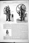 Old Print 1881 Soda-Water Machinery Brewing Exhibition Mondollot Machine 19th