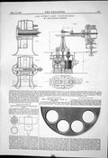 Old Engineering 1881 Air Pumps Condensers Machinery Brown Telegraph W Victorian