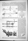 Old 1881 Smithfield Club Show Starkey Valve Gear Aveling Porter Rusto Victorian