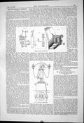 Old Print 1881 Marcel Deprez Chronograph Bianchi Electricity Instruments 19th