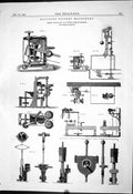 Antique Print Engineering 1881 Boulton Pottery Machinery Minton Instruments