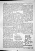 Antique Old Print 1882 Siemens Water Meter Bazin System Dredging Rubber Flap