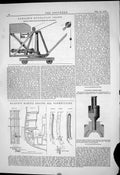 Old Portable Hydraulic Crane Engineering 1882 Halpin Marine Engine To Victorian