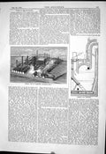 Old Engineering 1882 View Woodford Ironworks Soho Casson Gas Hortons Victorian