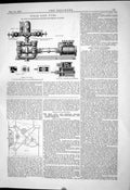 Antique Old Print 1882 Steam Fire Pump John Wolstenholme Radcliffe Machinery