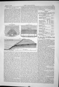 Antique Old Print 1882 Water Supply Small Towns Carnoustie Washed Sand Ground