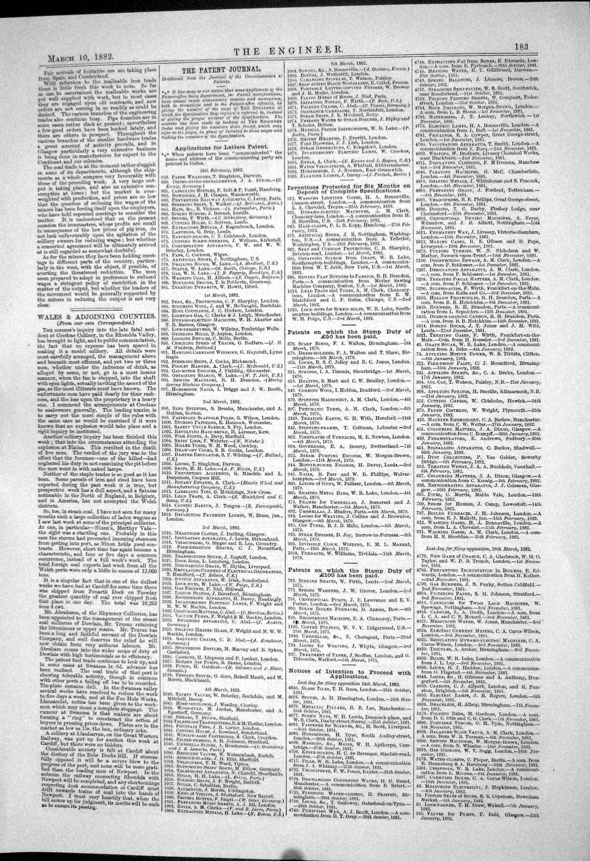 Old Print 1882 Electricity Lamps Gas Apparatus Telegraphs Drying Machines 19th