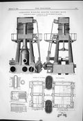 Old Compound Winding Engine Calumet Mine Engineering 1882 Morris Leav Victorian