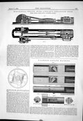 Antique Print 1882 Horizontal Engine Lindley Expansion Gear Deakin A'Albert
