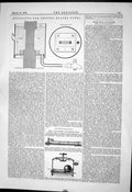 Antique Print 1882 Apparatus Testing Heated Steel Lancaster Expansion Trap 19th