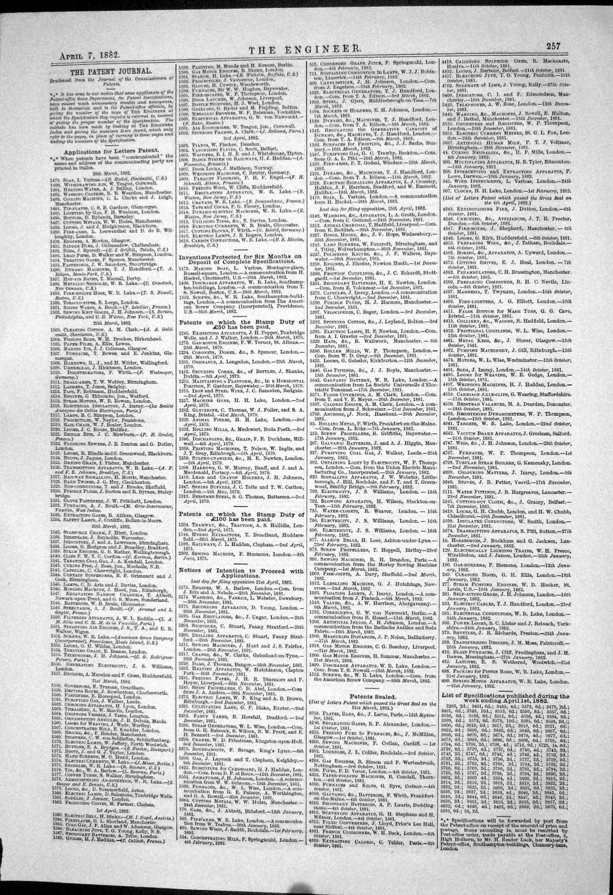 Antique Print 1882 Crushing GOre Instruments Stuart Tuyeres Brock Electrici