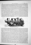 Antique Print Engineering 1882 Clarke Chapman Gurney Steam Winch Machinery 19th