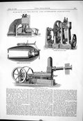 Old 1882 Fielding Platt Flanging Press Pump Rivetter Blundell Waterwi Victorian