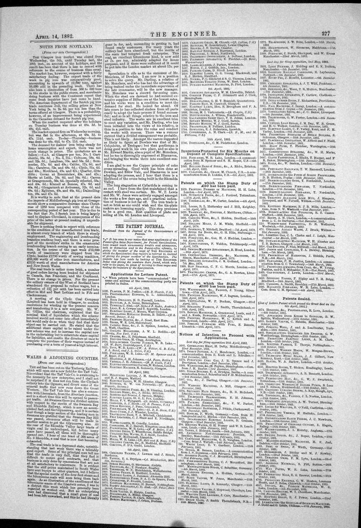 Antique Print Furnaces Johnson Valves Regulators Lucas Staring Engines 1882