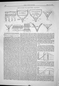 Old Engineering 1882 Sections Racing Yachts Vanduara Samaena Plankshe Victorian