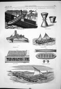Antique Old Print 1882 Life-Saving Rose Buoys Roper White Copeman Raft Amsler