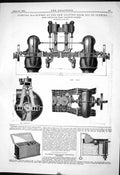 Old *6112 1882 Pumping Machinery New Graving Dock Rio Janeiro Lawrenc