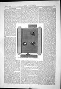 Old 1882 Trial Horizontal Projection Showing Back Plate Shoeburyness Victorian