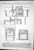 Antique Print 1882 Heating Furnaces Edge Moor Ironworks Sellers Gibb Flues 19th
