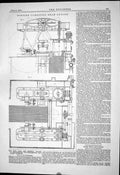 Old Print Engineering 1882 Borsig Compound Beam Engine Diagrams Machinery 19th