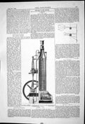 Old Engineering 1882 Simplex Motor Machinery Diagram Transit Venus Op Victorian