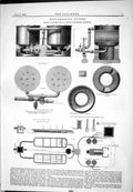 Old Print 1882 High-Pressure Filters Halliday Plan Thirty Quarter Malding 19th