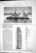 Old 1882 Engineering Torpedo Boat Brazilian Government Yarrow Schonhe Victorian