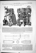 Old 1882 Engineering Compound Marine Engine Harker Centimetre Krupp G Victorian