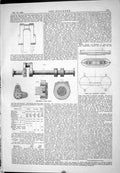 Antique Old Print 1882 Dickinson Crank Shaft Timmis Hodgson Lifeboat Diagrams