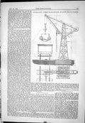Antique Print 1882 Engineering Coaling Crane Danish State Railways Diagrams