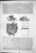 Antique Print 1882 Spezzia Armour-Plate Experiments Schneider Brown Plates 19th