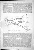 Antique Old Print 1882 Plan Salford Docks Manchester Ship Canal River Irwell