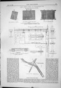 Antique Old Print 1882 Pier Folkestone Francis Brady Groyne Wedge Photometer