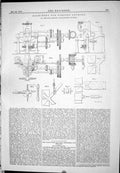 Antique Old Print 1882 Machinery Forging Anchors John Nock Hasskeni Diagrams