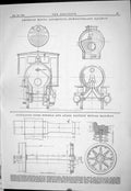 Old 1883 American Mogul Locomotive Newfoundland Railway Train Bengal Victorian