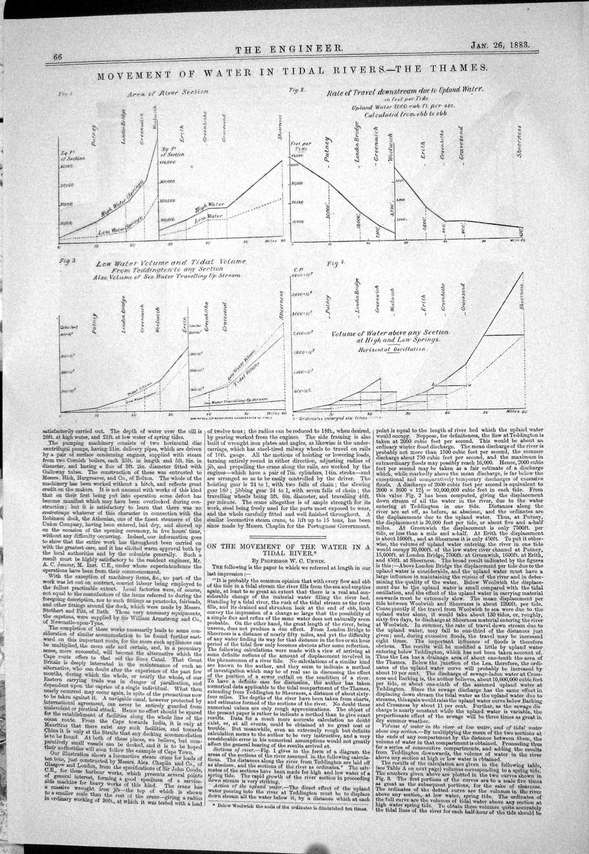 Antique Old Print Air Compressing Engines Bradley Wakefield 1883 Illustration
