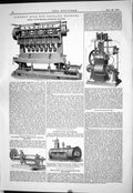 Antique Print 1883 Fire-Box Robar Drilling Machine Craven Flanders Gosling 19th