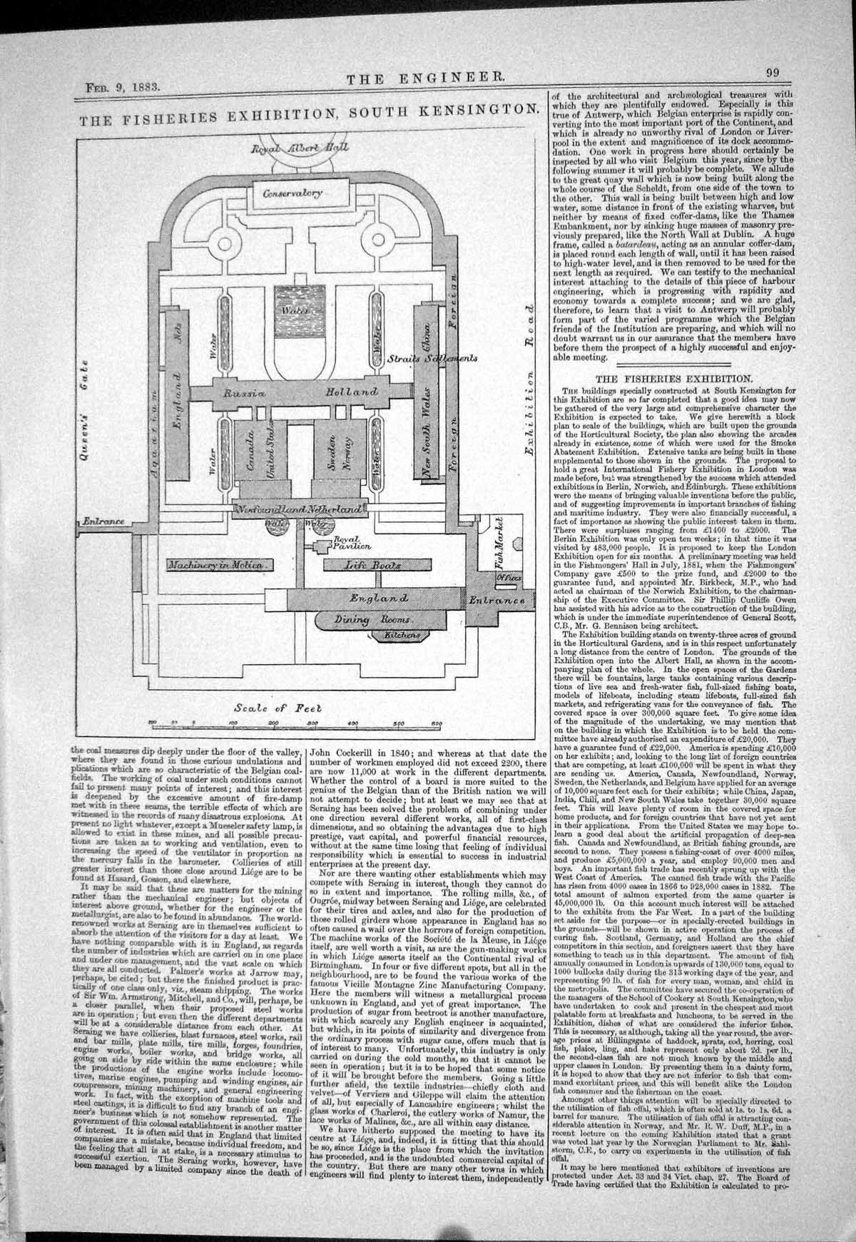 Old 1883 Fisheries Exhibition South Kensington Machinery Russia Holla Victorian