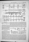Antique Print 1883 Points Crossings Eastern Bengal Railway Two-Wagon Brake 19th