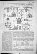 Old Print 1883 Details Caisson Graving Dock Lyttelton New Zealand Manhole 19th