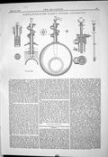 Old Engineering 1883 German Herr Schwartzkopff Safety Boiler Apparatu Victorian