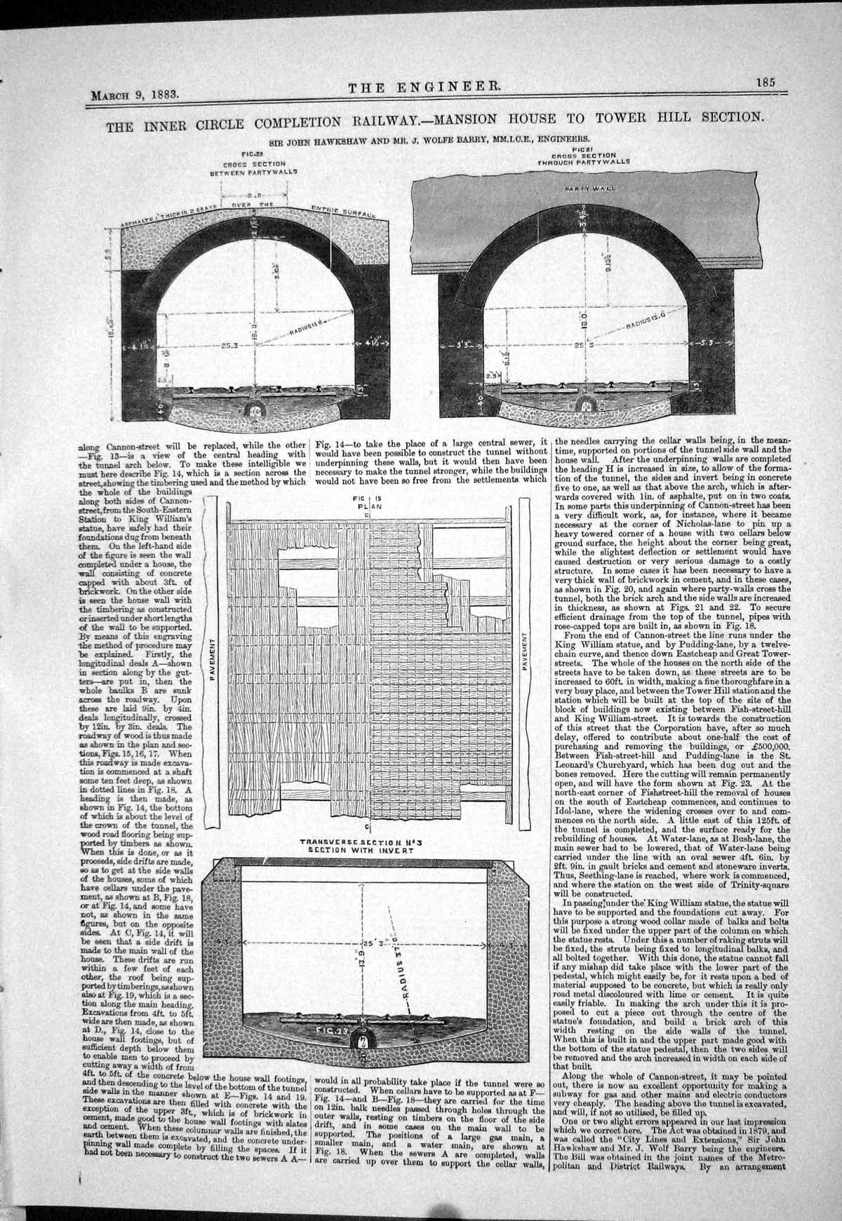 Old Locomotive Repair Shops Taff Vale Railway Science Mechanical 1883 Victorian