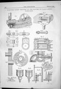 Old Engineering 1883 Electric Light Engines Houses Parliament Machine Victorian
