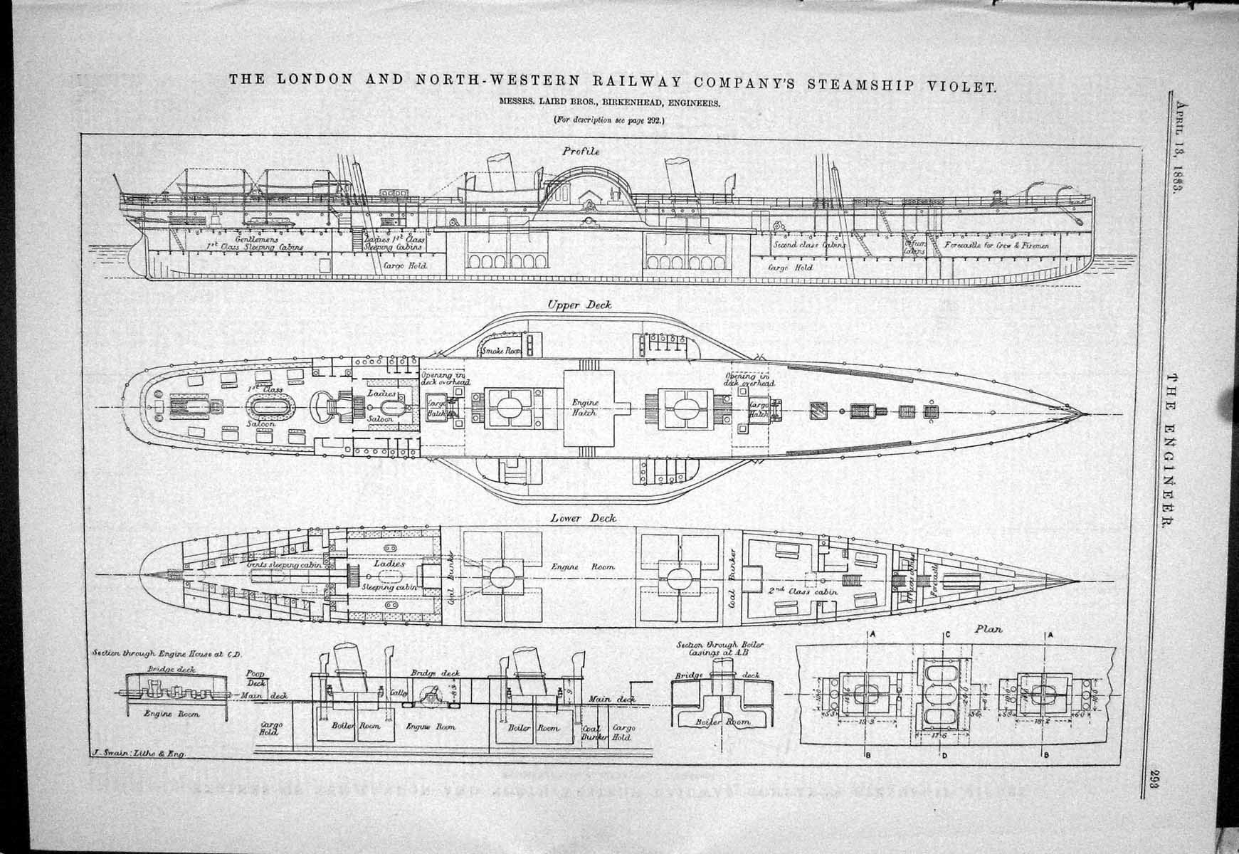 Antique Print William Electrical Torpedoes Coast Defence Streams Flow 1883 19th
