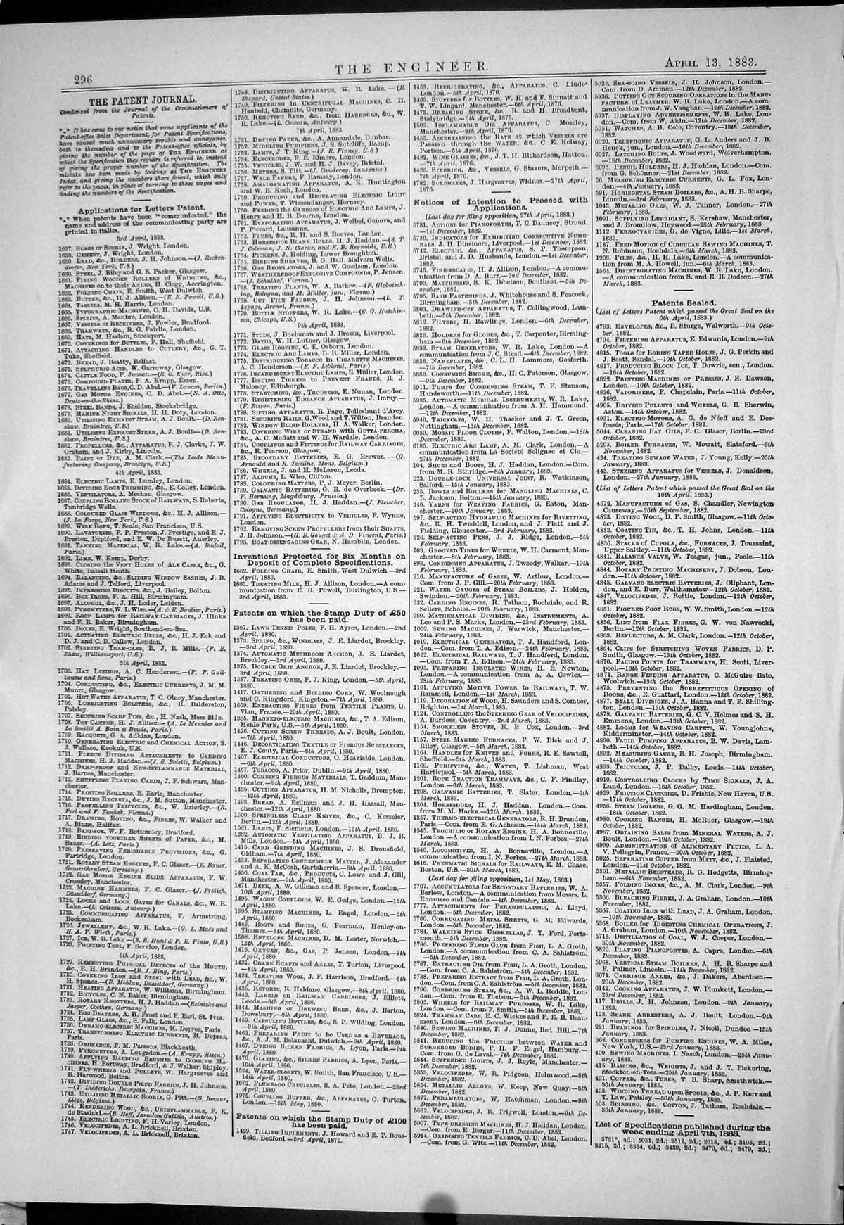 Old 1883 Patents Hardy Steam Traps Dove Stratford Macbriar Maxim Keit Victorian