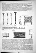 Old 1883 Koenigstrafsen Friedrichstrafsen Bridge Columns Steel Moabit Victorian